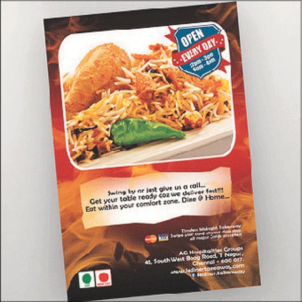 Flyer Printing sample