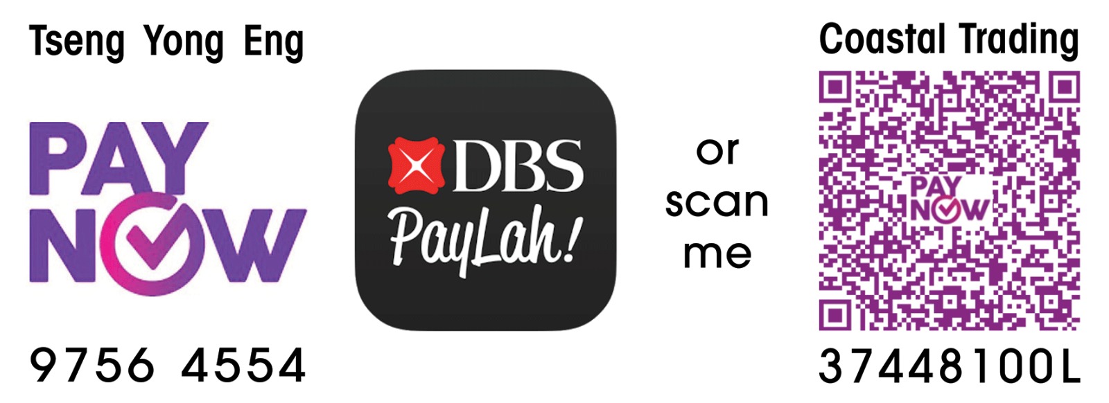 PayNow or PayLah for Xprint